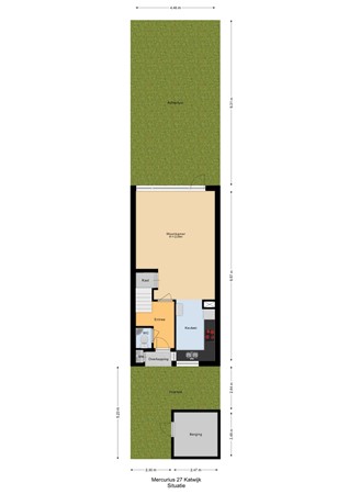 Floorplan - Mercurius 27, 2221 PH Katwijk